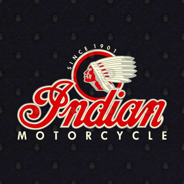 Indian Motorcycle Logo by funkymonkeytees